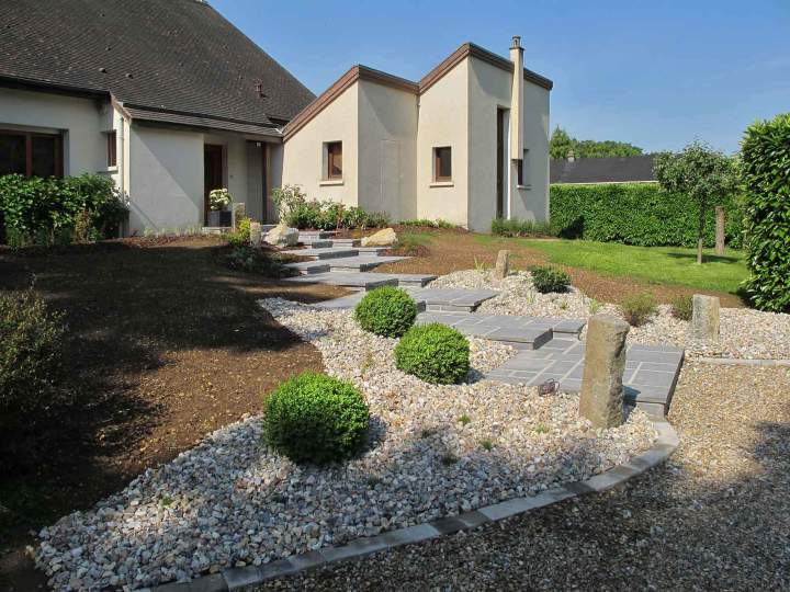 jardin paysager Normandie.